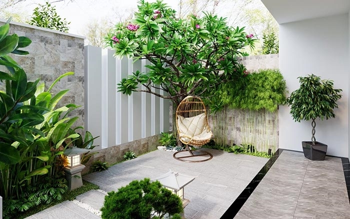 Hướng Dẫn Lựa Chọn Cây Xanh & Tiểu Cảnh Tối Ưu Cho Nhà Phố Có Sân Vườn